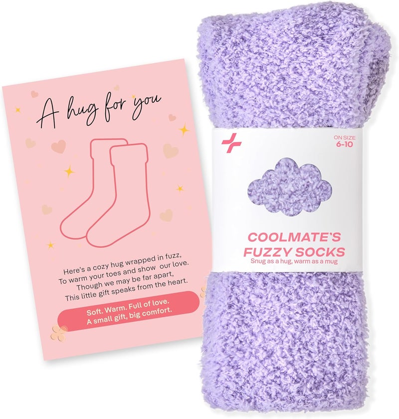 CoolMate Store GLOBAL Fuzzy Socks for Women Valetines Gift Box, Cozy, Soft, Stocking Stuffers, Comfy Cloud-Like Socks for Spa,Home - Image 1